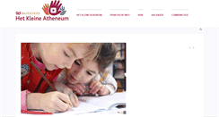 Desktop Screenshot of hetkleineatheneum.be